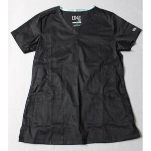 Edge By IRG Women's Scrub Top Black SM‎